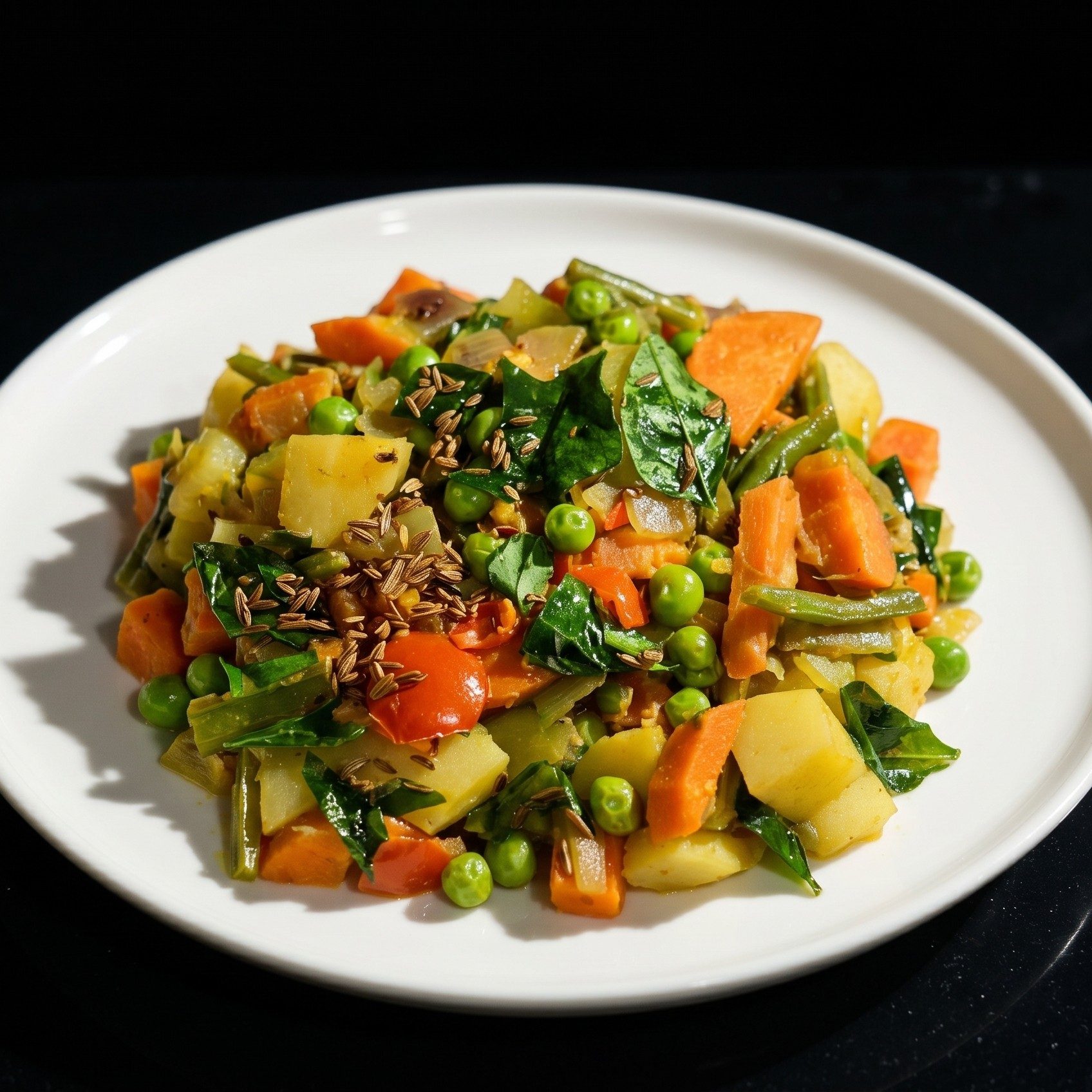 Vegetable Korma Dinner.