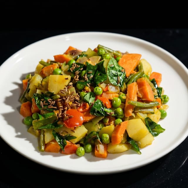 Vegetable Korma Dinner.