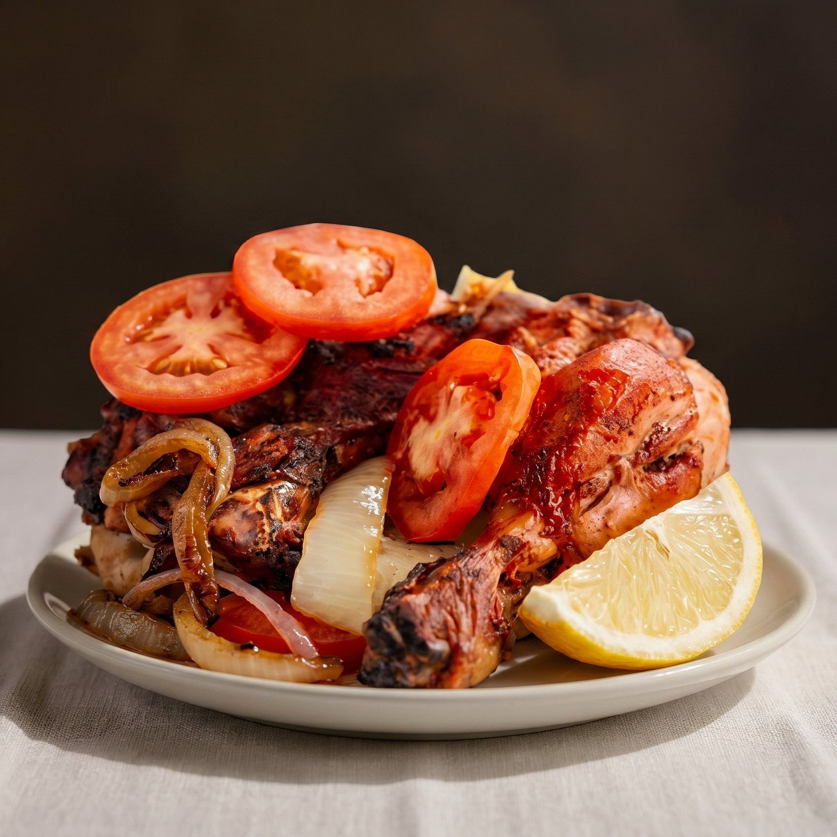 Tandoori Chicken Dinner.